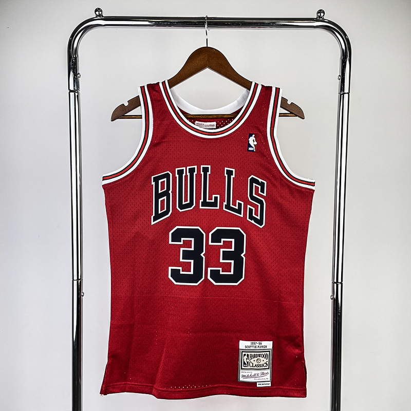 Regata Mitchell & Ness  Chicago Bulls 1986-1987 Vermelha