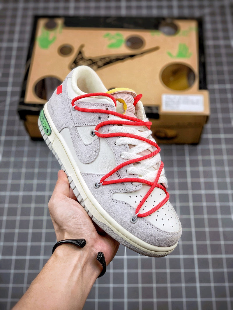 Tênis Nike SB Dunk Low x Off-White 'The 50 - Red'