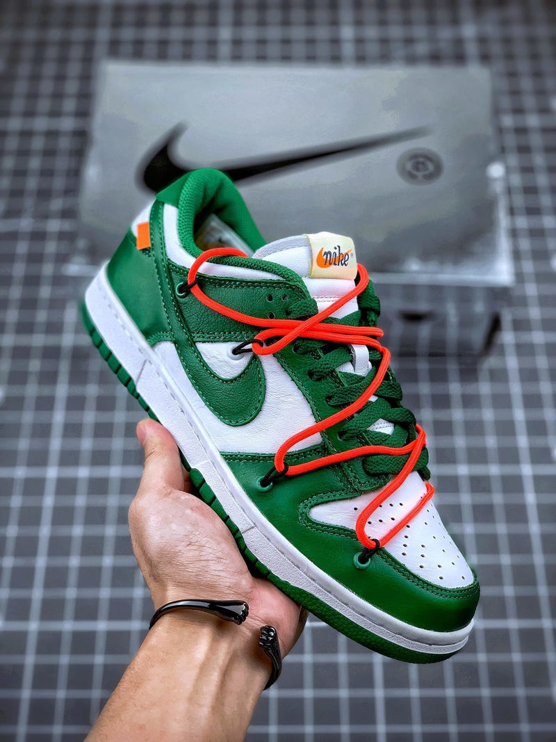 Tênis Nike SB Dunk Low x Off-White 'Pine Green'