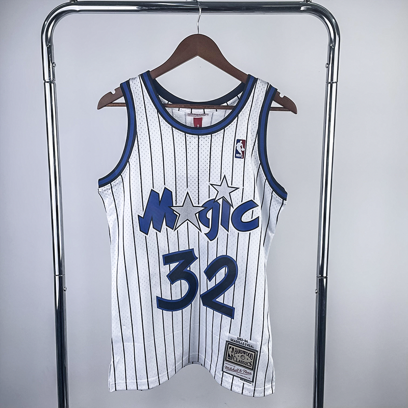 Regata Mitchell & Ness Orlando Magic Shaquille O'Neal 1994-1995 Branca