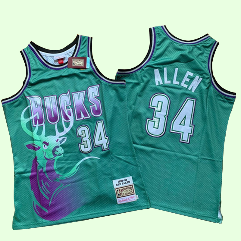 Regata Milwaukee Bucks Mitchell & Ness Alternative Edition 96/97