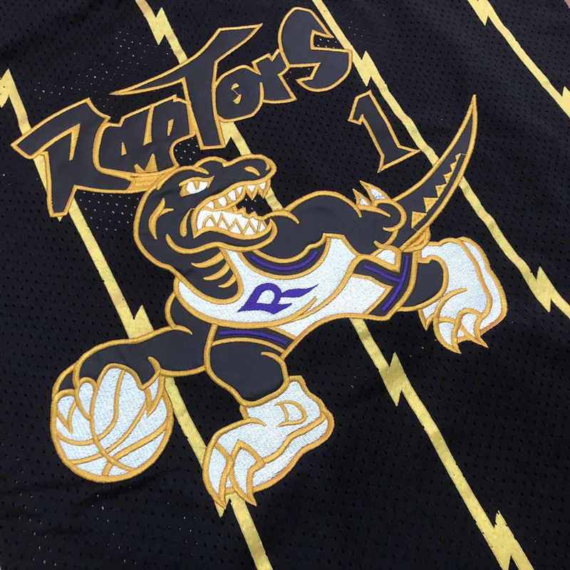 Regata Toronto Raptors Mitchell & Ness Black/Gold 98/99