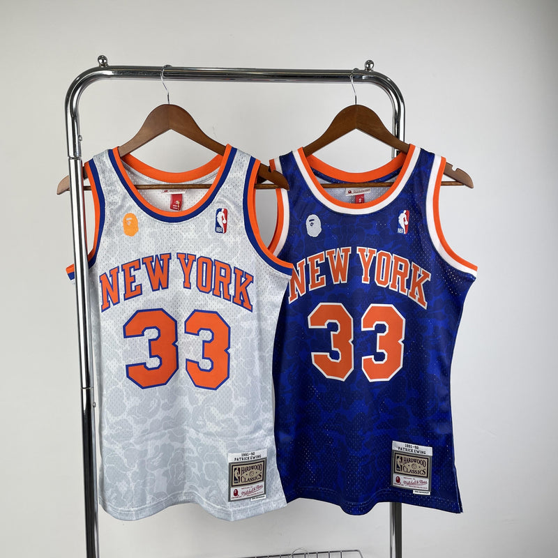 Regata Mitchell & Ness x BAPE - New York Knicks Branca