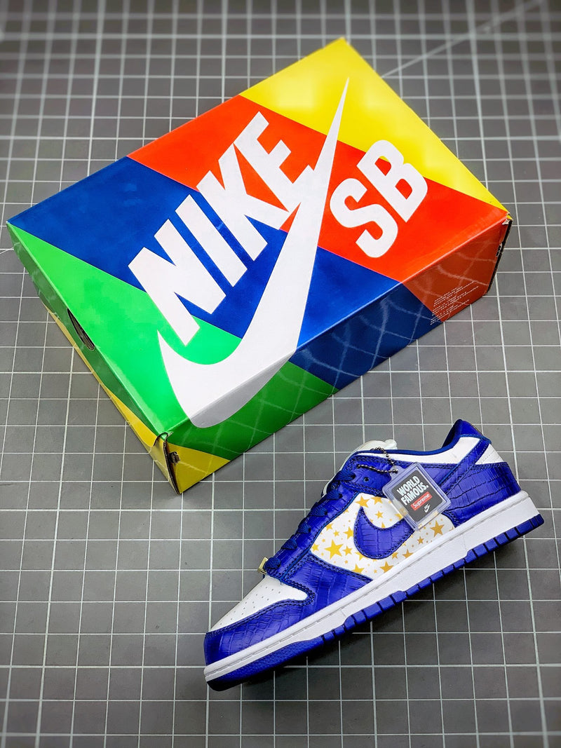 Tênis Nike SB Dunk Low x Supreme Hyper Royal