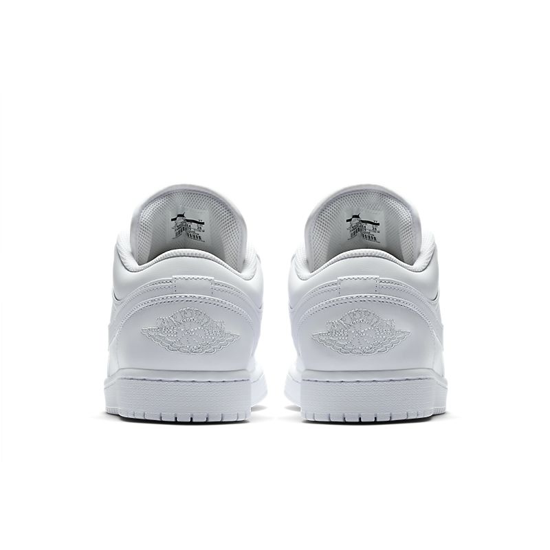 Tênis Nike Air Jordan 1 Low Triple White Logo (GS)