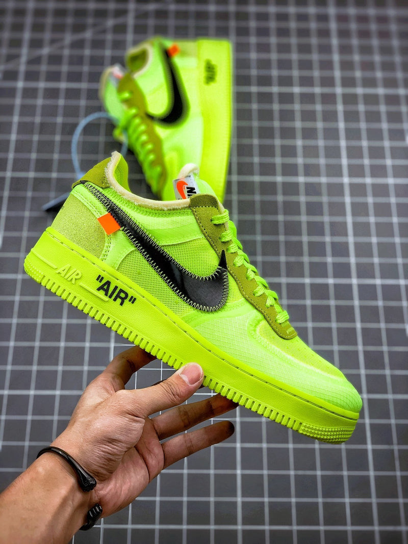 Tênis Nike Air Force Low x Off-White 'Volt'