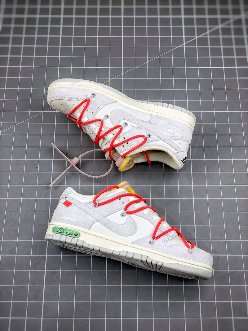 Tênis Nike SB Dunk Low x Off-White 'The 50 - Red'