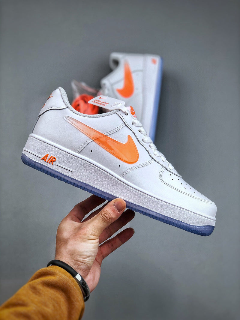 Tênis Nike Air Force 1 Low Orange White