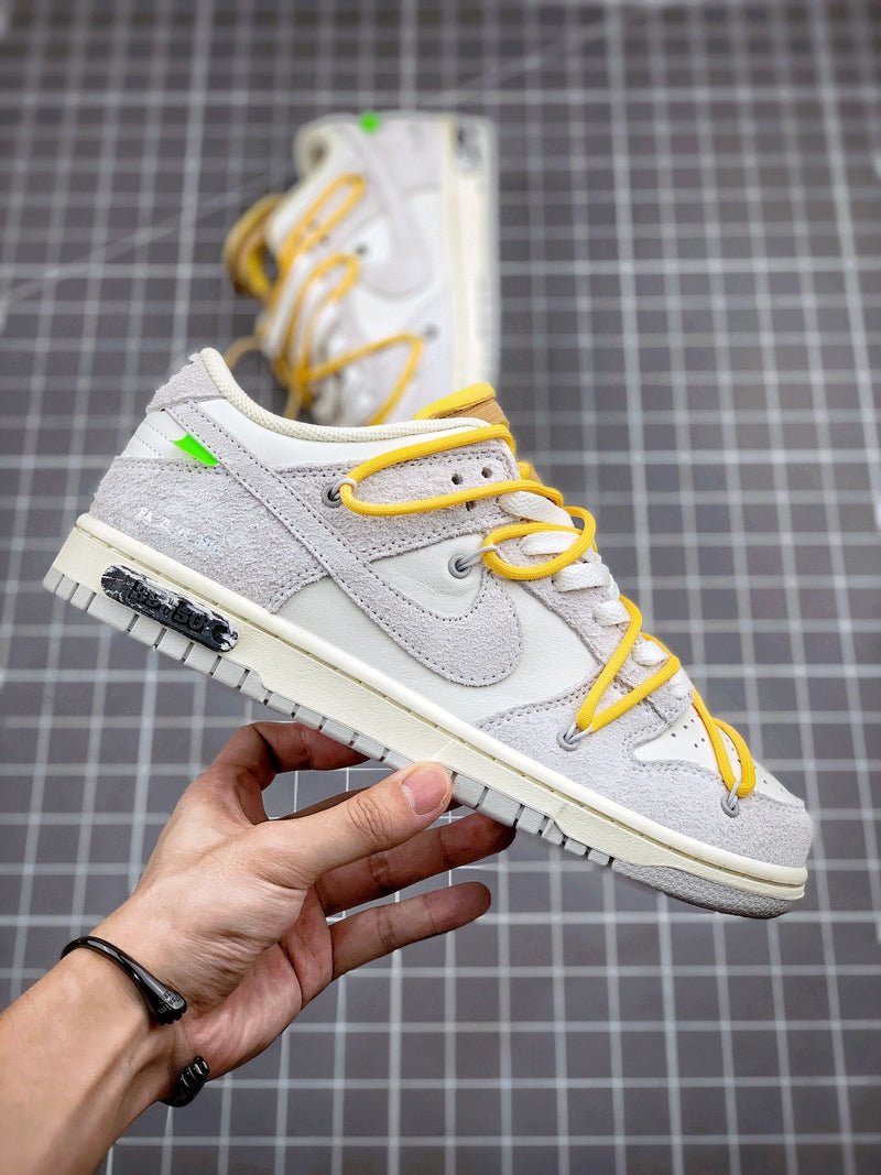 Tênis Nike SB Dunk Low x Off-White 'The 50 - Yellow'