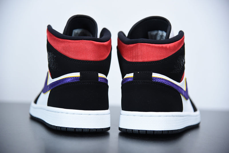 Tênis Nike Air Jordan 1 Mid "Lakers Top 3"