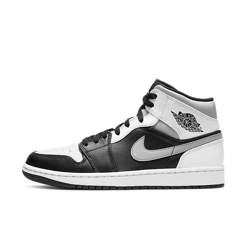 Tênis Nike Air Jordan 1 Mid White Shadow