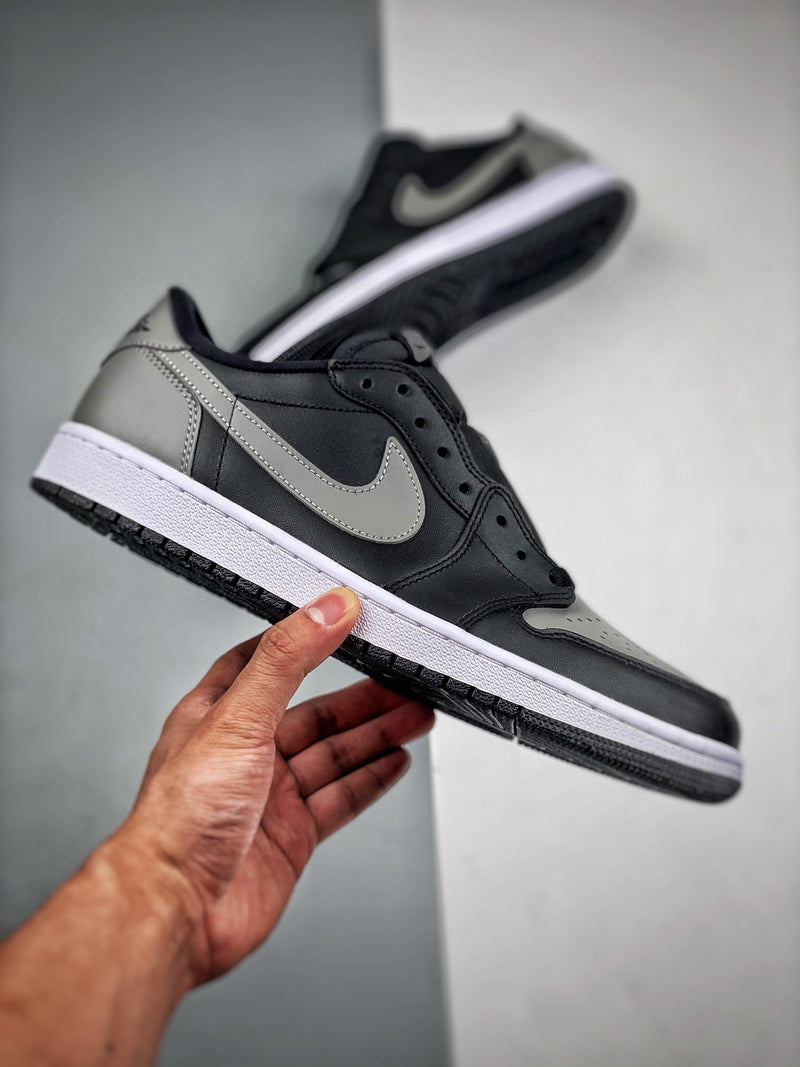 Tênis Nike Air Jordan 1 Low Retro "Black Grey"