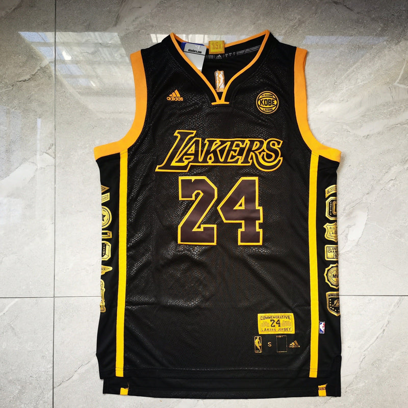 Regata Los Angeles Lakers Comemorativa Black Mamba Kobe Bryant