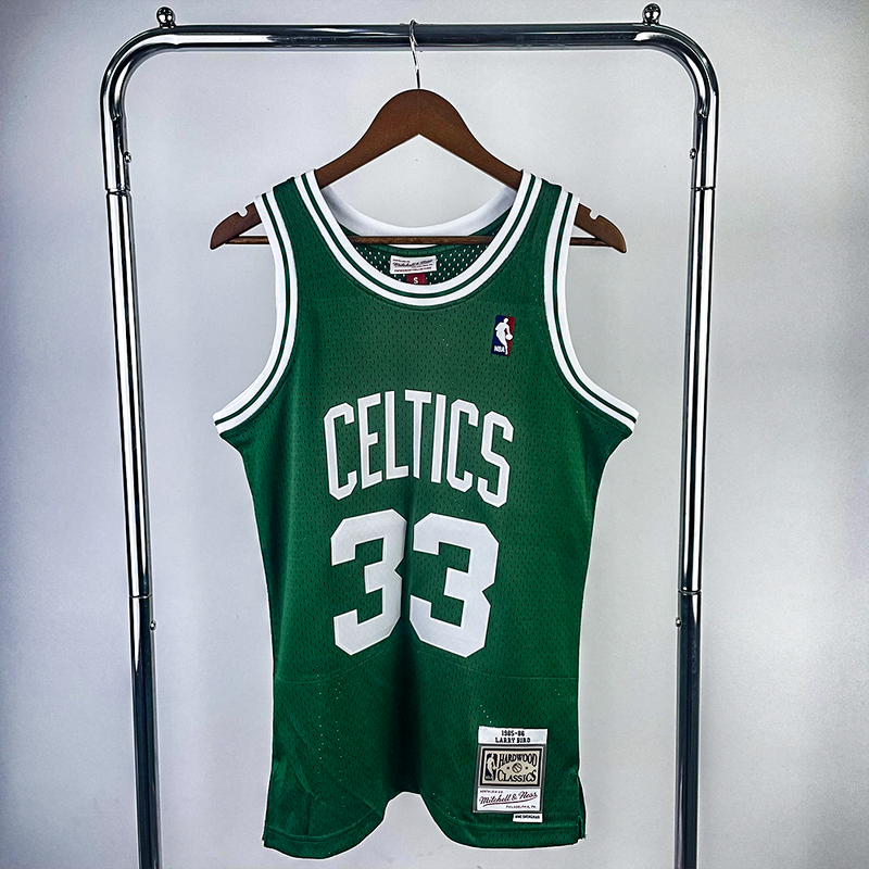 Regata Mitchell & Ness Boston Celtics Road Larry Bird 1985-1986