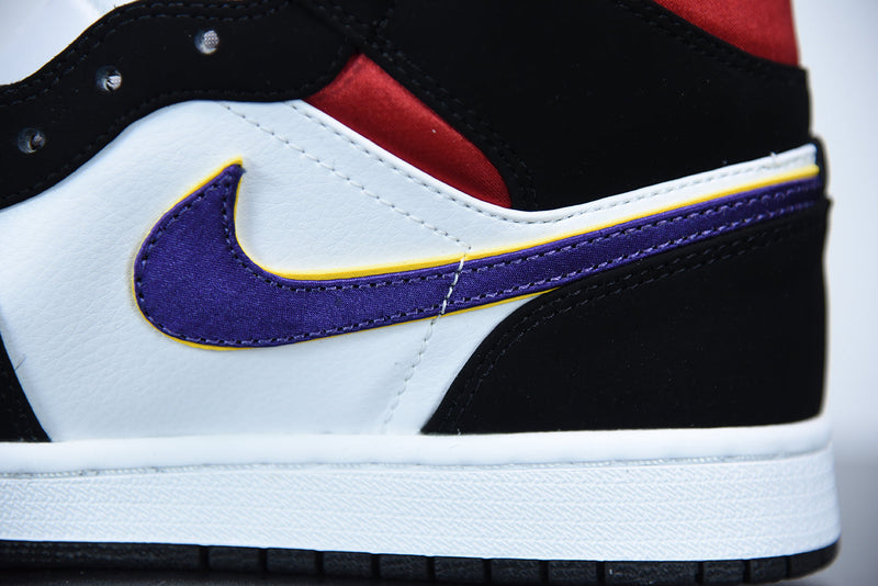 Tênis Nike Air Jordan 1 Mid "Lakers Top 3"