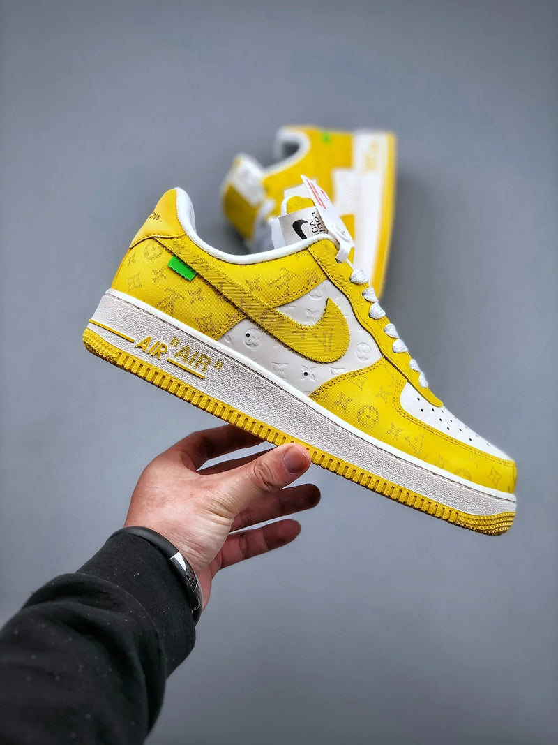 Tênis Nike Air Force 1 Low x "Louis Vuitton" Yellow