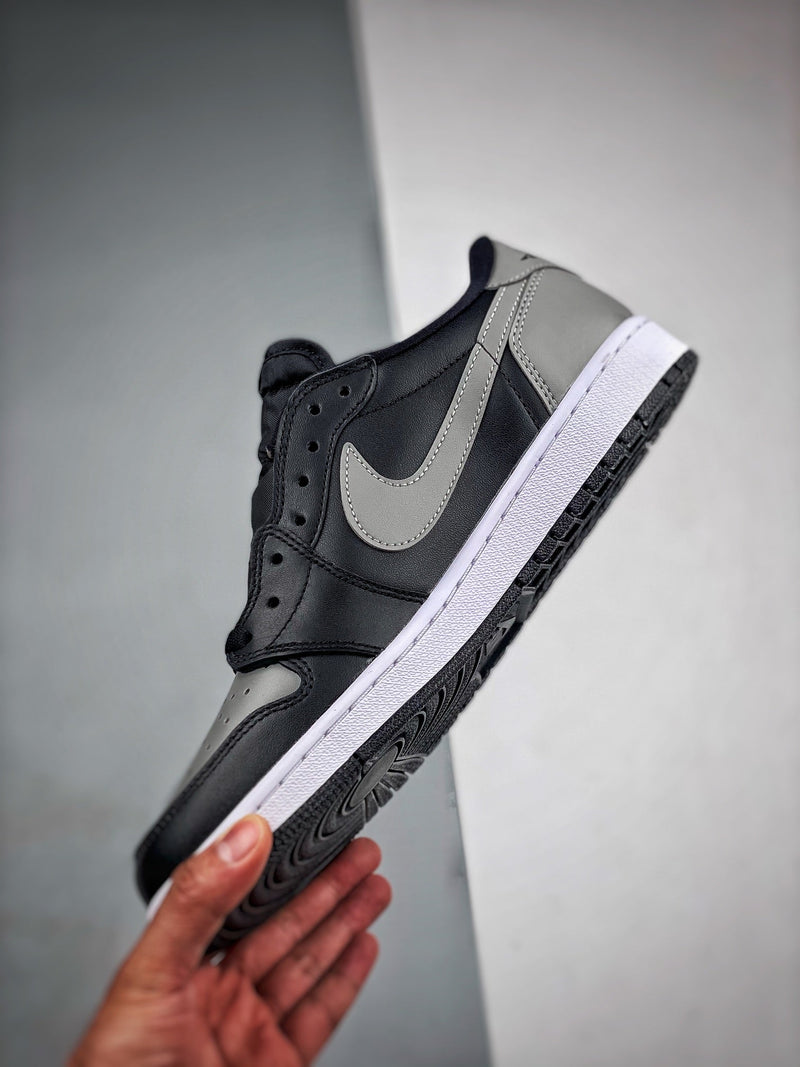 Tênis Nike Air Jordan 1 Low Retro "Black Grey"