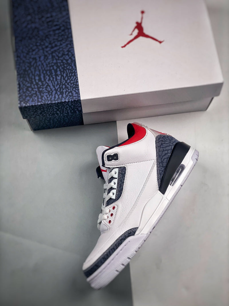 Tênis Nike Air Jordan 3 Retro SE "Denim Fire Red"