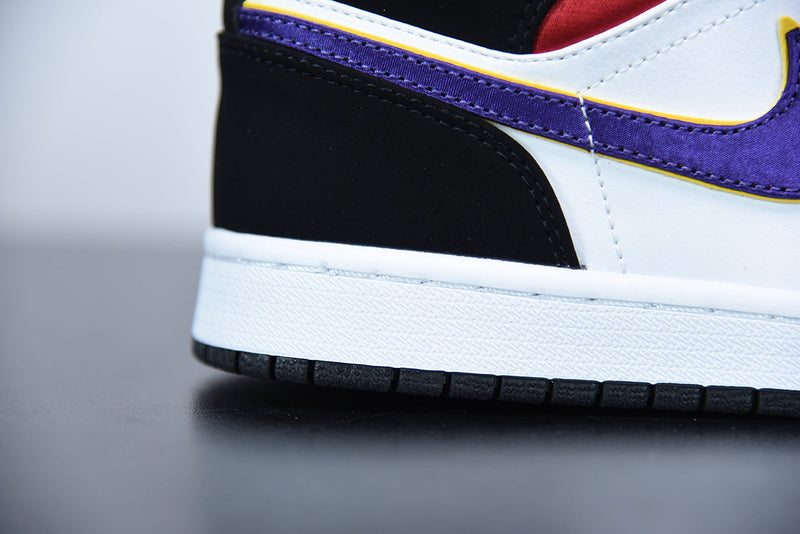 Tênis Nike Air Jordan 1 Mid "Lakers Top 3"