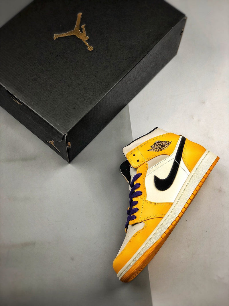 Tênis Nike Air Jordan 1 Mid SE "Lakers"