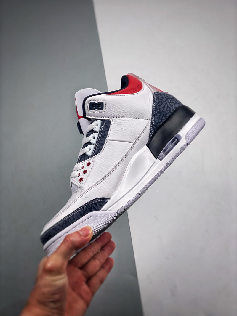 Tênis Nike Air Jordan 3 Retro SE "Denim Fire Red"