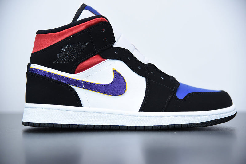 Tênis Nike Air Jordan 1 Mid "Lakers Top 3"